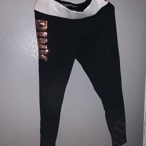 Pink VS yoga leggings